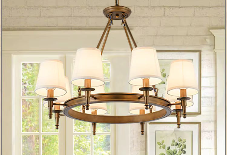 Suspension abat-jour maison de campagne