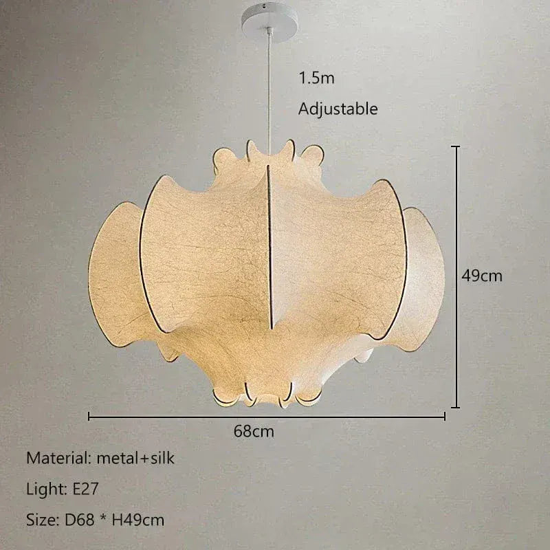 BE SHINE Suspension en tissu chauve souris 68CM / LUMIÈRE FROIDE