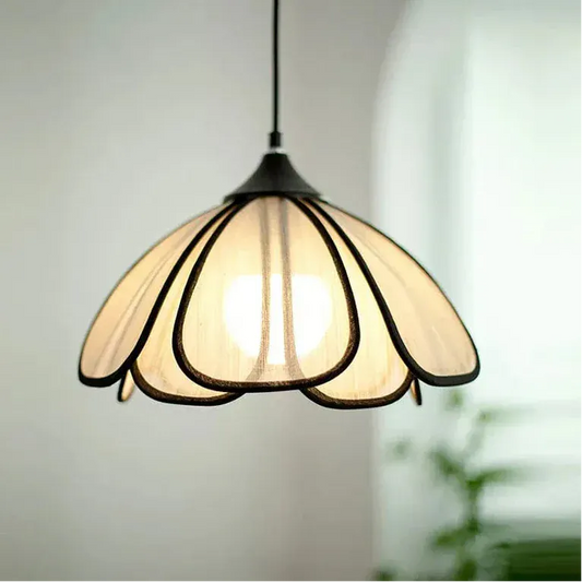 BE SHINE Suspension fleur en tissu