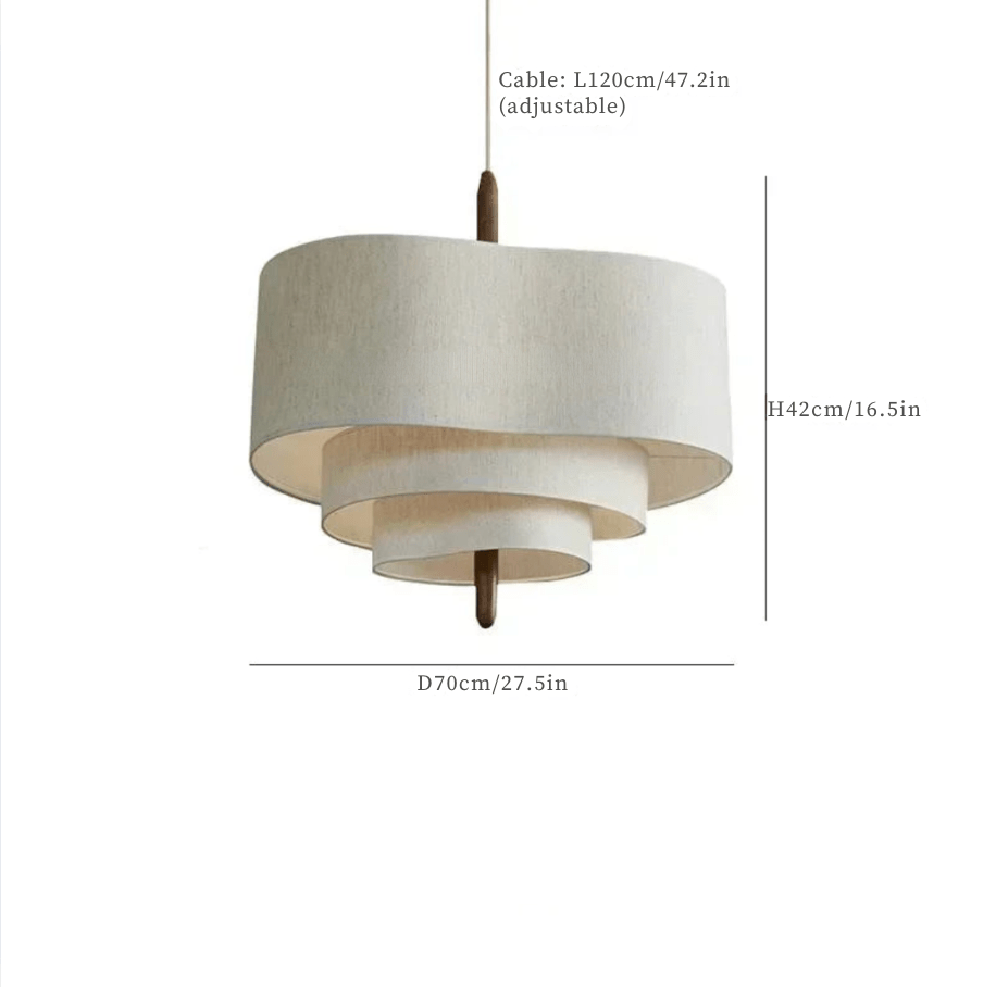 Eclairage suspension Suspension Japonaise Akari DIAMÈTRE 70 CM / LUMIÈRE FROIDE
