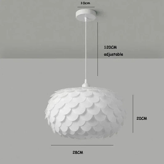 ECLAIRAGE SUSPENSION Suspension en forme de fleur de lotus