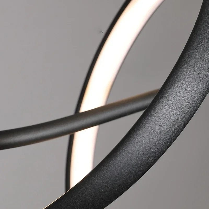 Eclairage suspension Suspension LED minimaliste design spirale