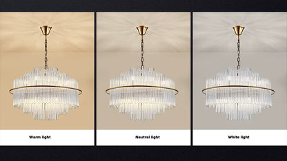 Suspension moderne en cristal K9