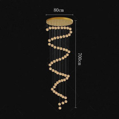 BE SHINE Suspension plafond haut cristal stars 60 TÊTES / DIMMABLE AVEC TÉLÉCOMMANDE