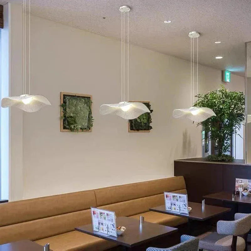 BE SHINE Suspension blanche art-déco