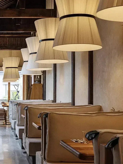 BE SHINE Suspension  design japonaise en tissu