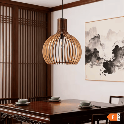 BE SHINE Suspension en bois art moderne