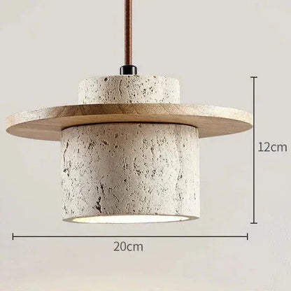 BE SHINE Suspension en pierre Japandi