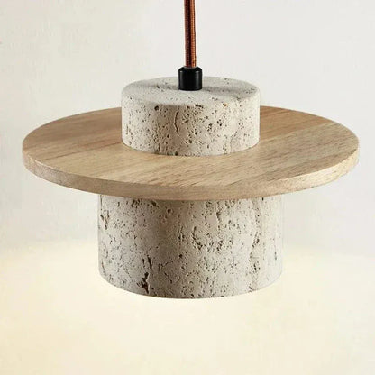 BE SHINE Suspension en pierre Japandi