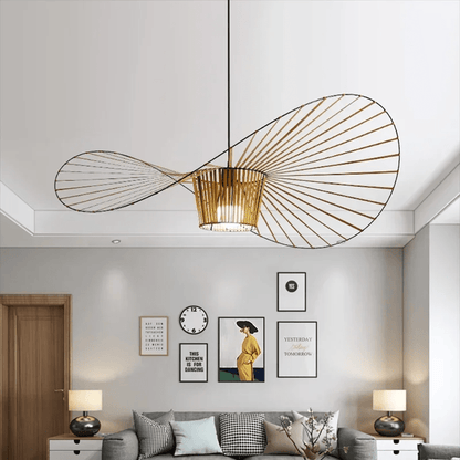 BE SHINE Suspension noire design minimaliste