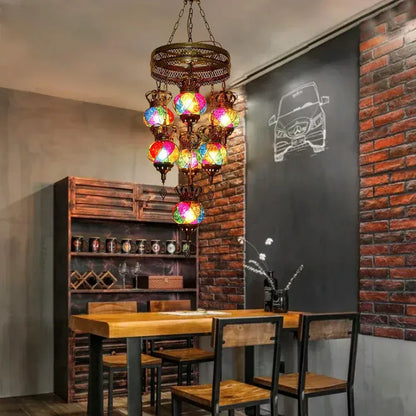 BE SHINE Suspension orientale tête multiple