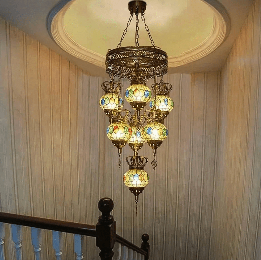 BE SHINE Suspension orientale tête multiple