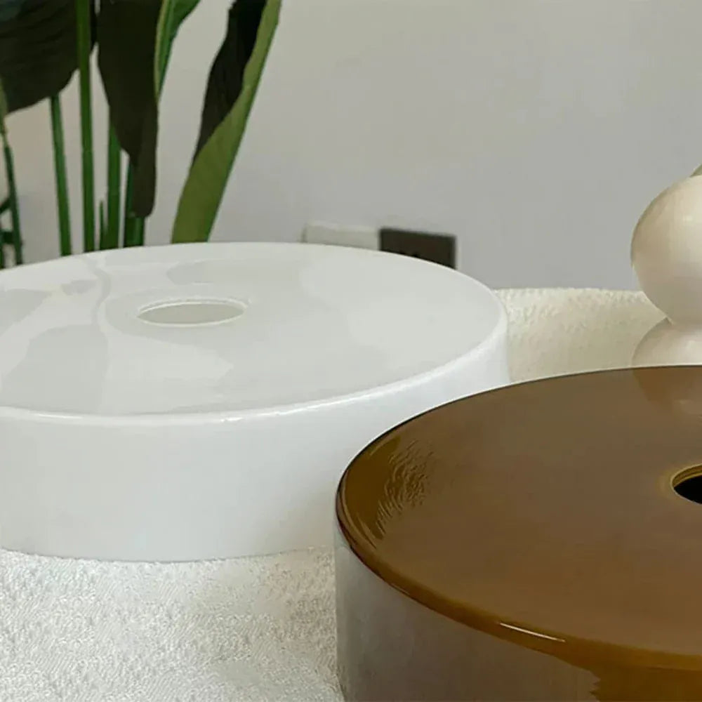 BE SHINE Suspension scandinave vintage en verre