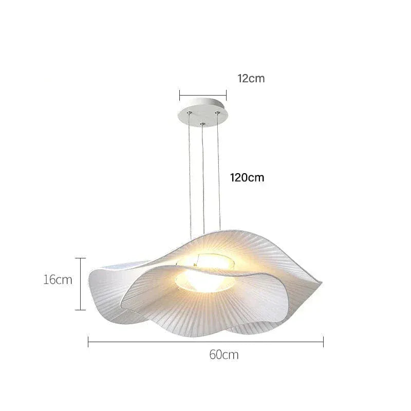 BE SHINE Suspension blanche art-déco SUSPENSIONS 2 COUCHES 60 CM