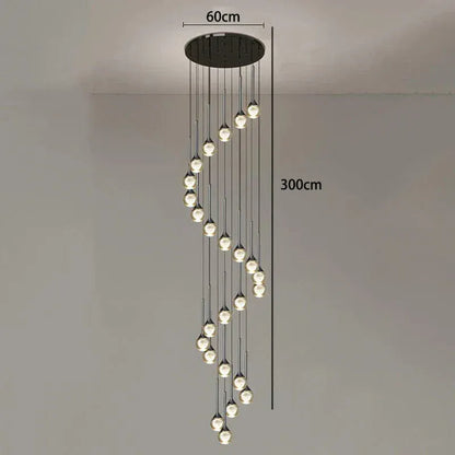 ECLAIRAGE SUSPENSION Suspension goutte pour haut plafond 25 / LUMIÈRE CHAUDE