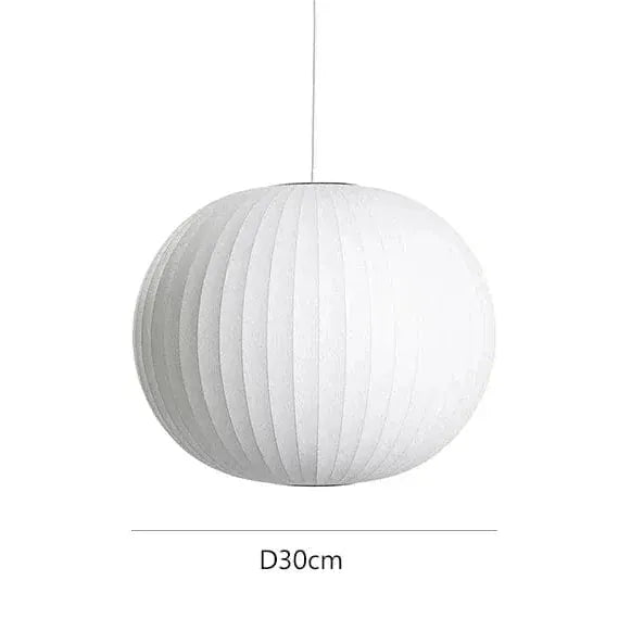 Eclairage suspension Suspension en soie 30 CM / LUMIÈRE NEUTRE
