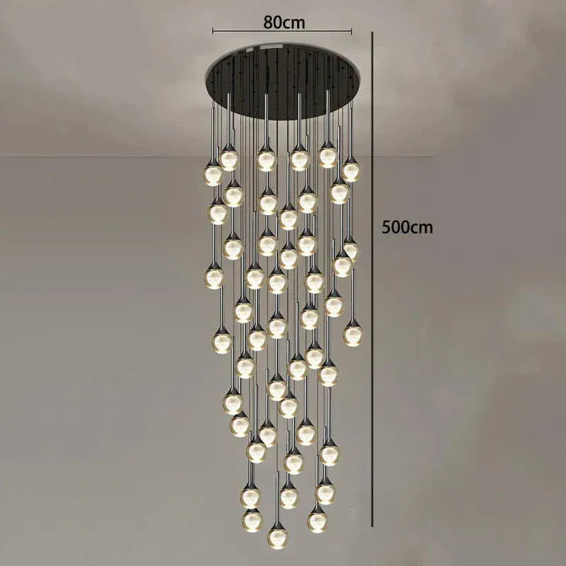 ECLAIRAGE SUSPENSION Suspension goutte pour haut plafond 48 / LUMIÈRE CHAUDE