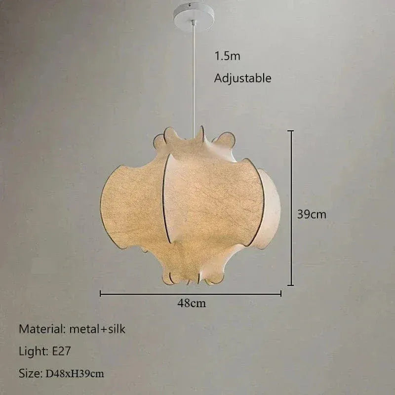 Eclairage suspension Suspension en tissu chauve souris 48CM / LUMIÈRE NEUTRE