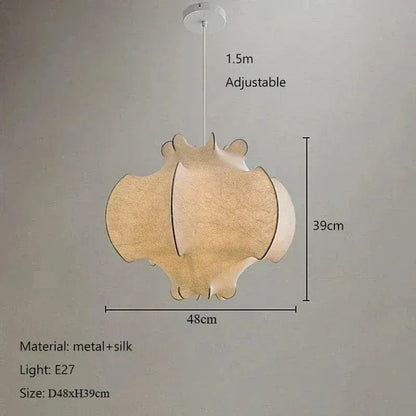 Eclairage suspension Suspension en tissu chauve souris 48CM / LUMIÈRE NEUTRE