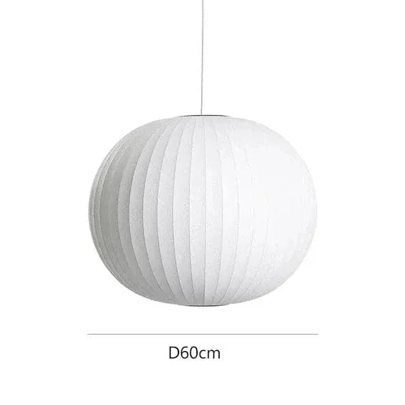 Eclairage suspension Suspension en soie 60 CM / LUMIÈRE NEUTRE