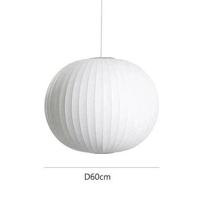 Eclairage suspension Suspension en soie 60 CM / LUMIÈRE NEUTRE