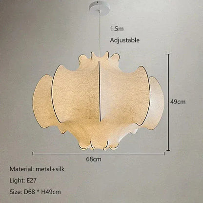 Eclairage suspension Suspension en tissu chauve souris 68CM / LUMIÈRE FROIDE