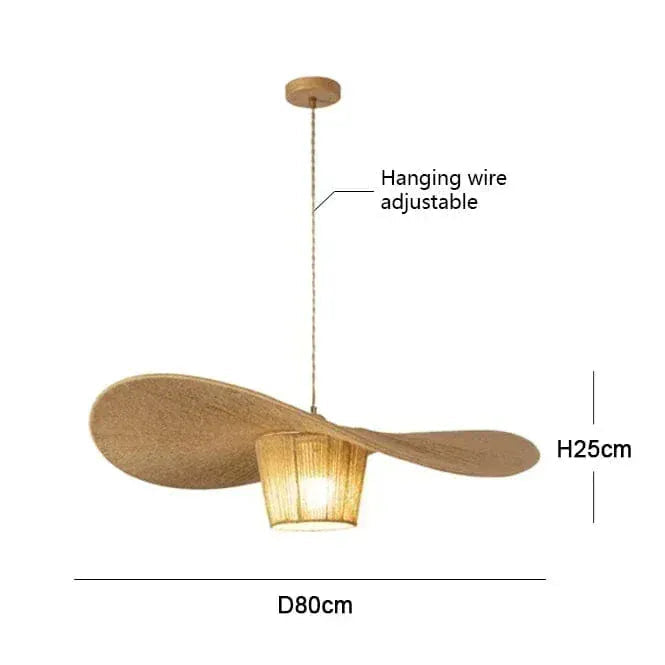 ECLAIRAGE SUSPENSION Suspesion en corde de chanvre 80 CM / FROIDE