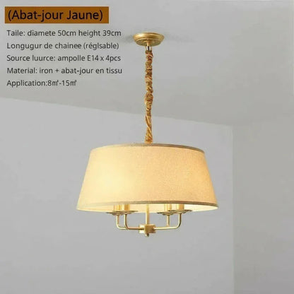 Eclairage suspension Abat-jour suspension grande taille