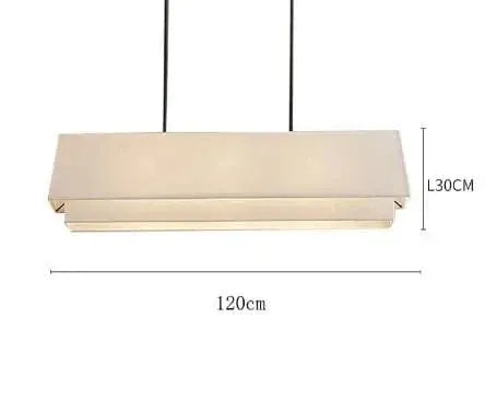 Eclairage suspension Suspensions en tissu design classique C - 120cm / LUMIÈRE CHAUDE
