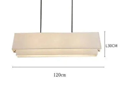 Eclairage suspension Suspensions en tissu design classique C - 120cm / LUMIÈRE CHAUDE