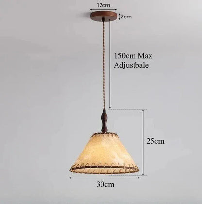 Eclairage suspension Suspension tissu style ancien C 30x25 CM
