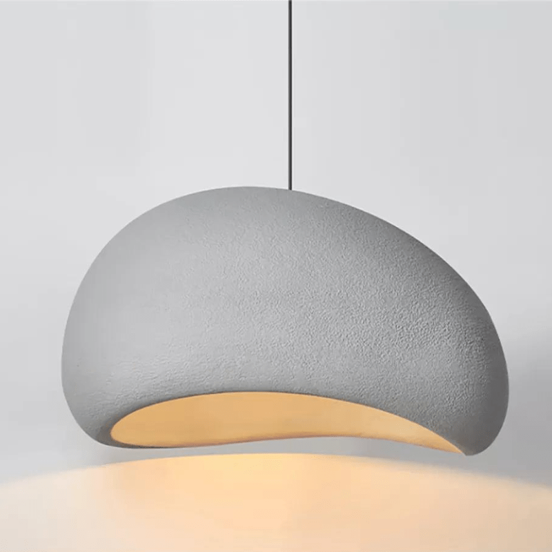 Eclairage suspension Suspension moderne design GRIS 2 / LARGEUR 30 CM