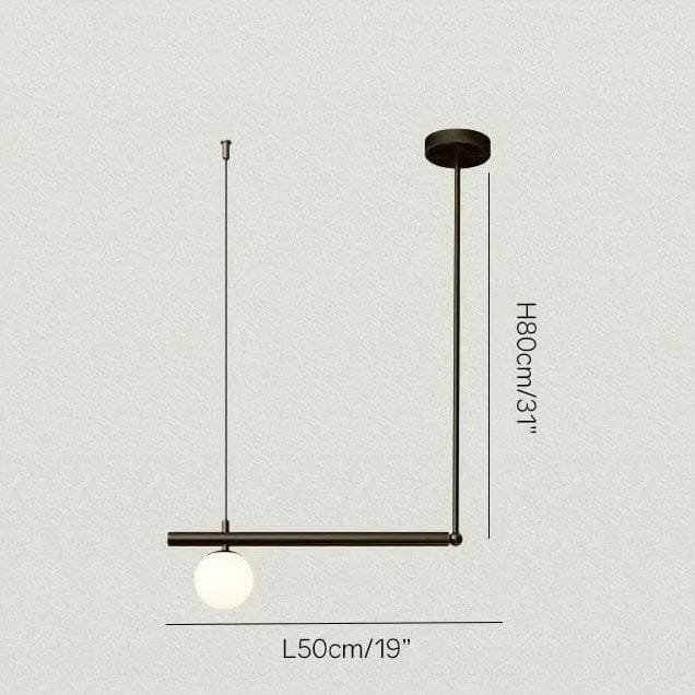Eclairage suspension Suspension doré design géométrique NOIR 1 TÊTES / LUMIÈRE CHAUDE
