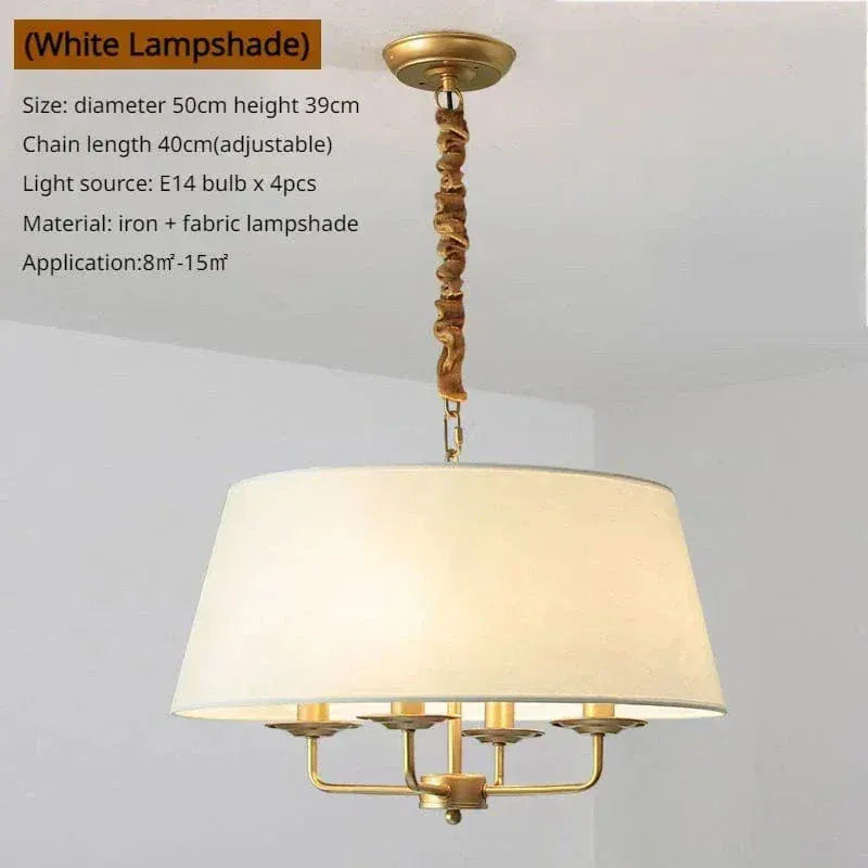 Eclairage suspension Abat-jour suspension grande taille OR ET BLANC / LUMIÈRE FROIDE