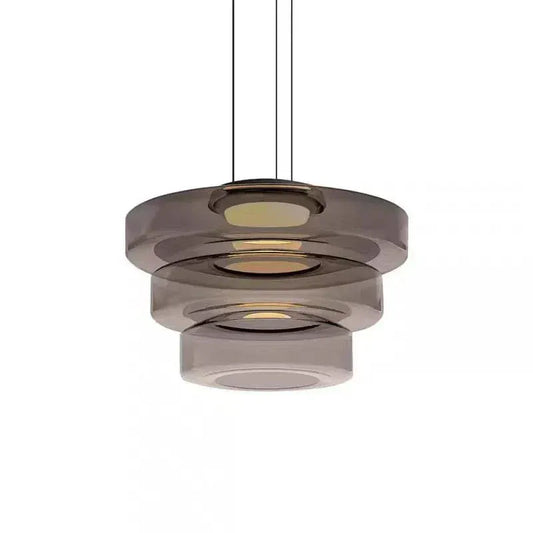 Eclairage suspension Suspension abat-jour en verre