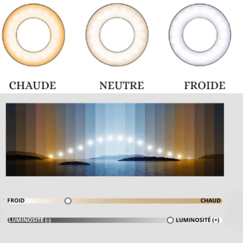 Eclairage suspension Suspension barre LED en bois