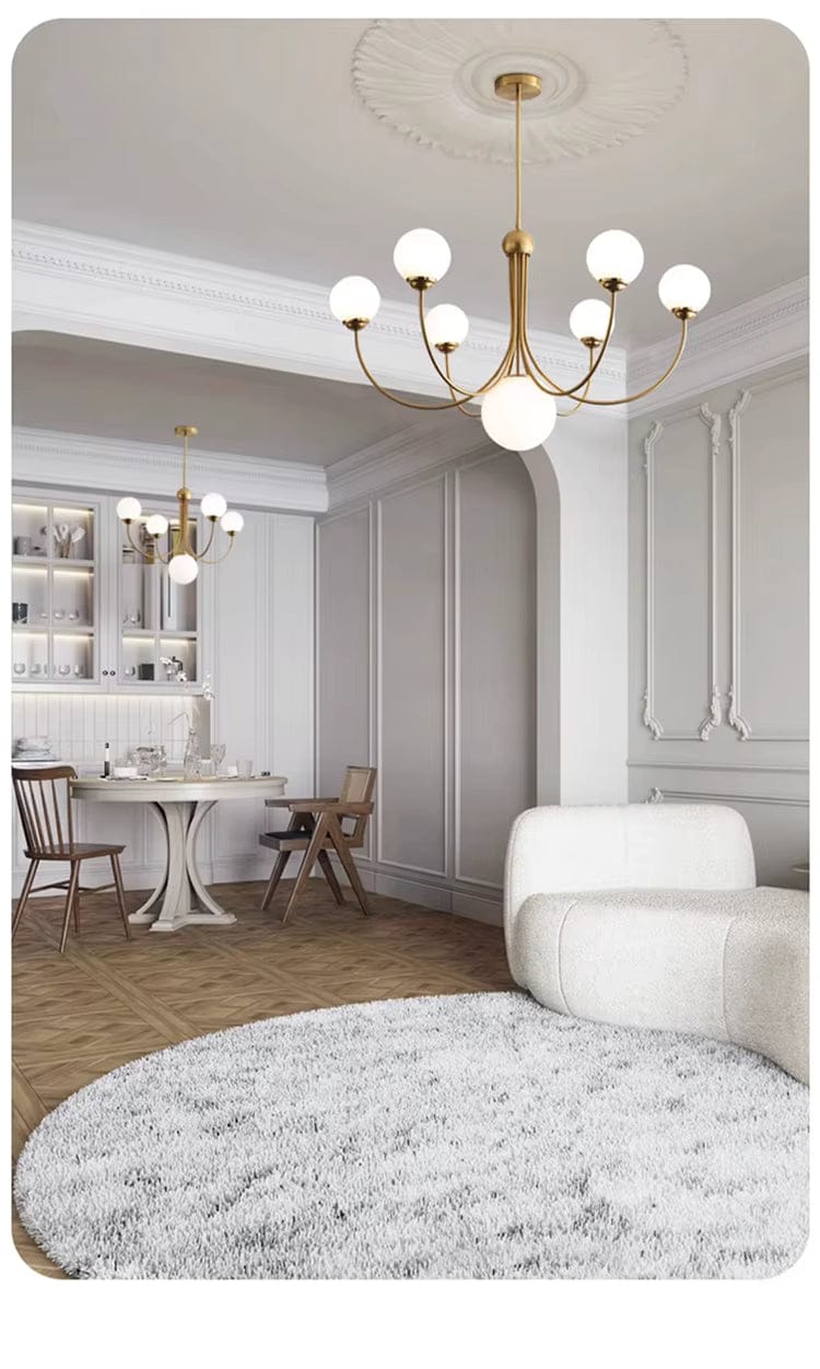 ECLAIRAGE SUSPENSION Suspension boule 5 têtes