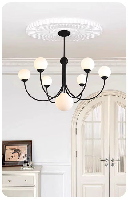 ECLAIRAGE SUSPENSION Suspension boule 5 têtes