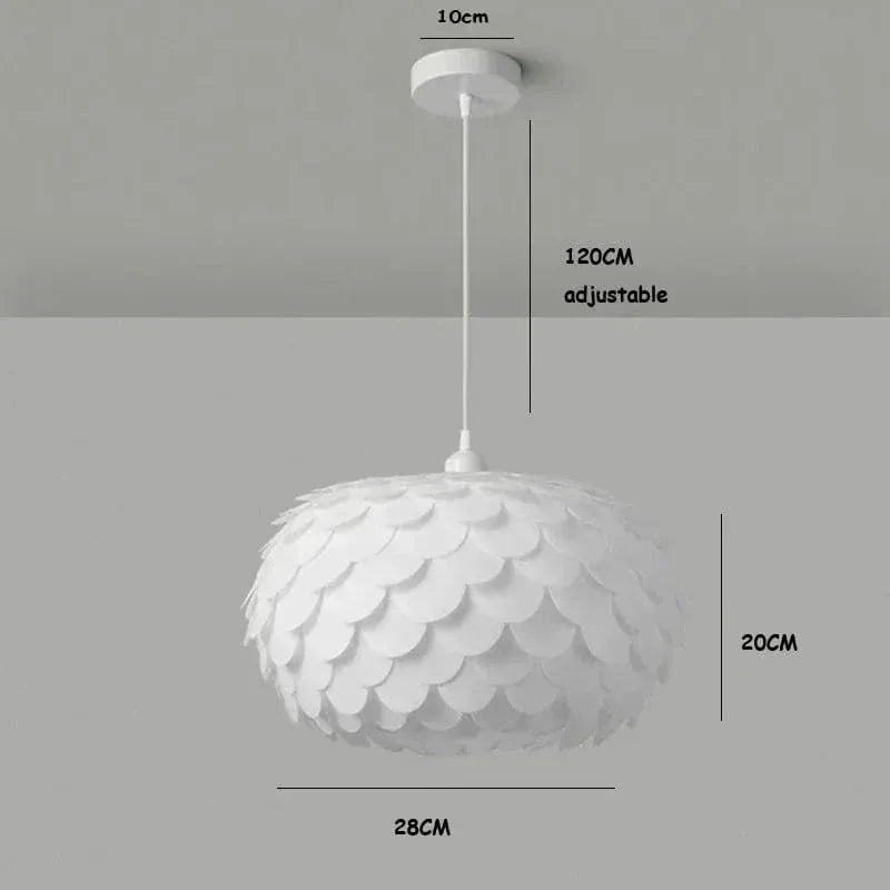 ECLAIRAGE SUSPENSION Suspension en forme de fleur de lotus