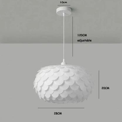 ECLAIRAGE SUSPENSION Suspension en forme de fleur de lotus