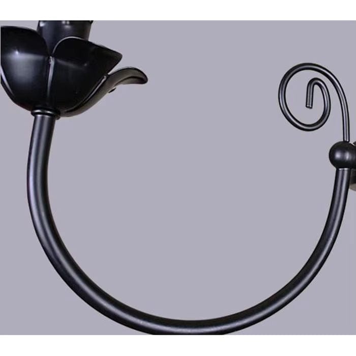 ECLAIRAGE SUSPENSION Suspension en métal noir chandelier