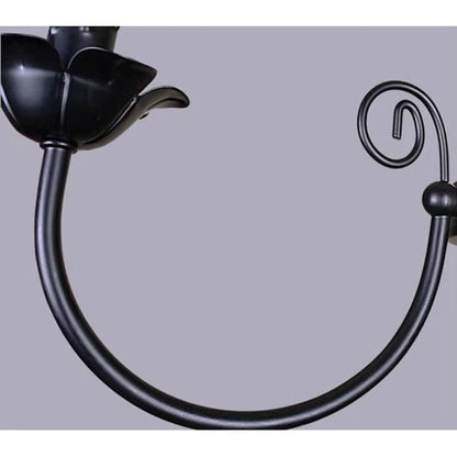 ECLAIRAGE SUSPENSION Suspension en métal noir chandelier