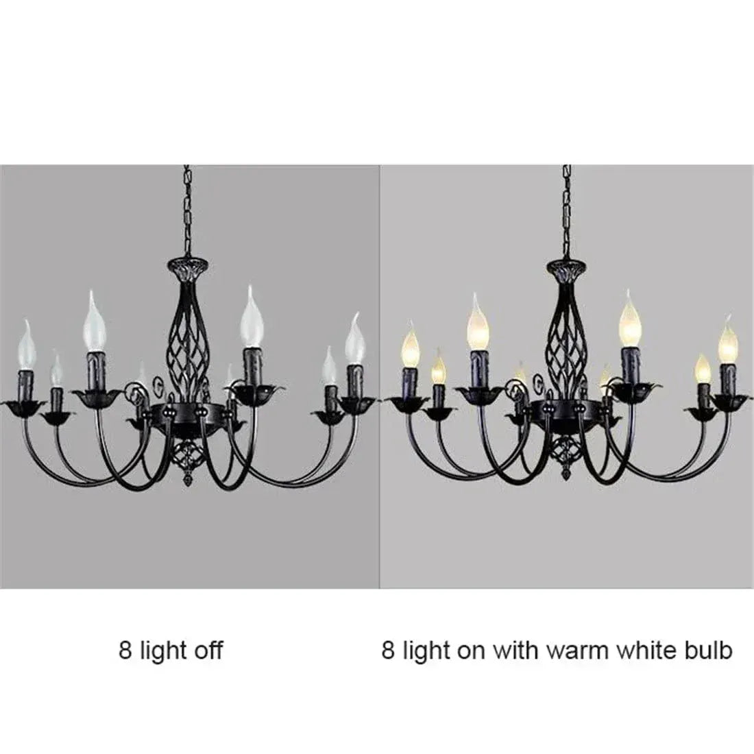 ECLAIRAGE SUSPENSION Suspension en métal noir chandelier