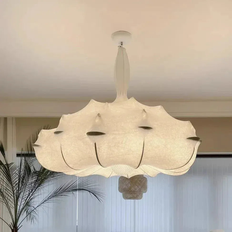 Eclairage suspension Suspension en tissu chandelier