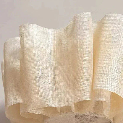 Eclairage suspension Suspension en tissu fibre naturelle