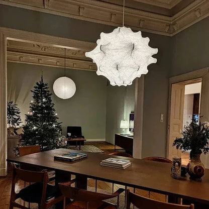 ECLAIRAGE SUSPENSION Suspension en tissu Wabi-sabi