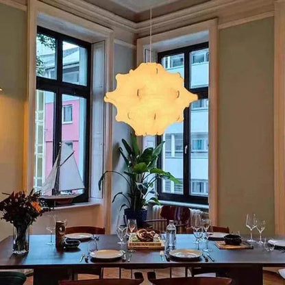 ECLAIRAGE SUSPENSION Suspension en tissu Wabi-sabi