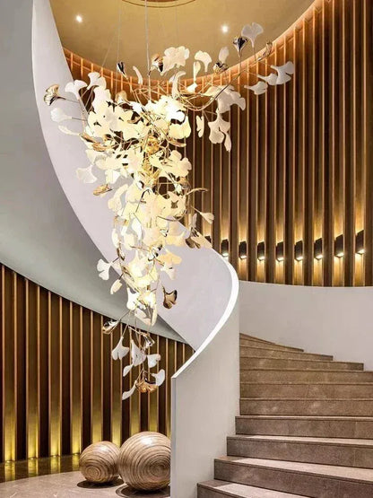 Eclairage suspension Suspension fleur plafond haut