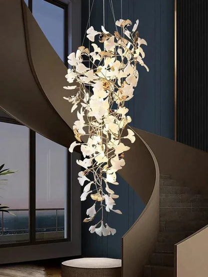 Eclairage suspension Suspension fleur plafond haut