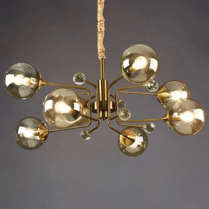ECLAIRAGE SUSPENSION Suspension globe en verre design